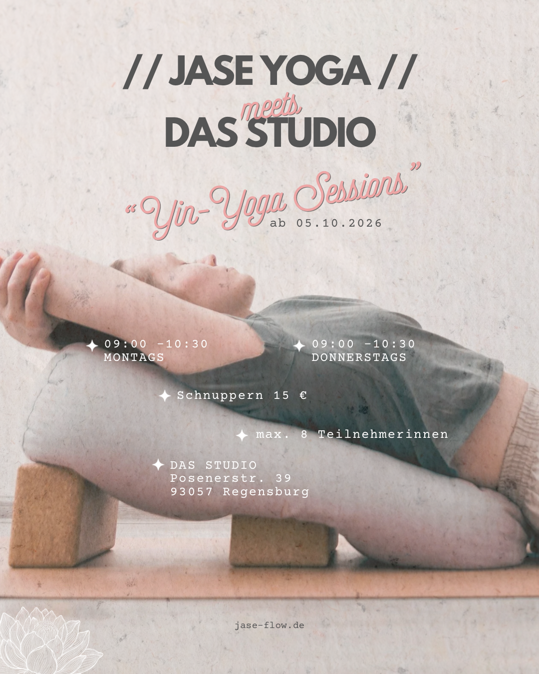 JASE YOGA meets DAS STUDIO in Regensburg