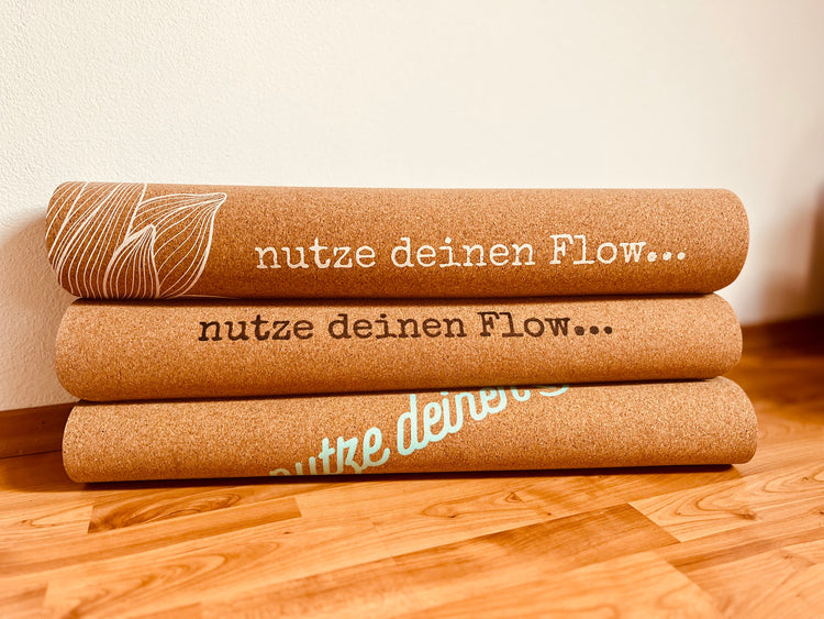 umweltfreundliche & nachhaltige Yogamatten Kork & Rubber von jase-flow 