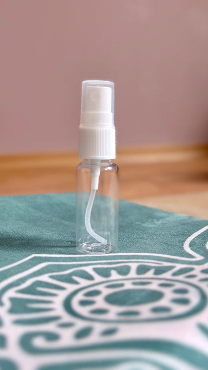 Sprühflasche für Travel-Yogamatte für noch mehr Grip