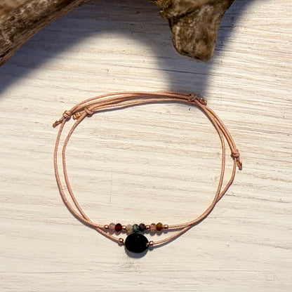 Armband Set mit Edelsteinen Turmalin