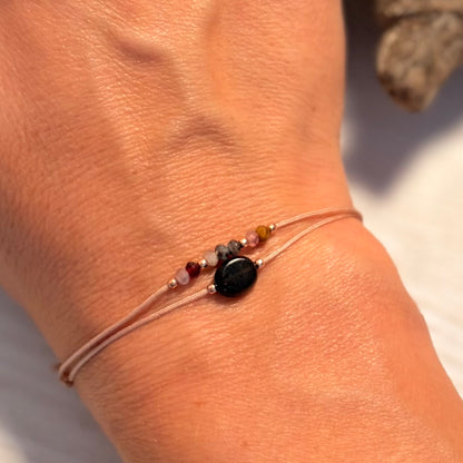 Armband Set mit Edelsteinen Turmalin