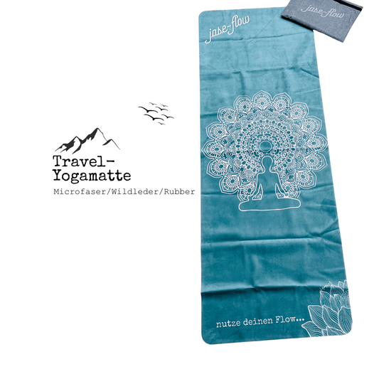 Reise Yogamatte, Travel Yogamatte umweltfreundlich & nachhaltig, faltbare Yogamatte