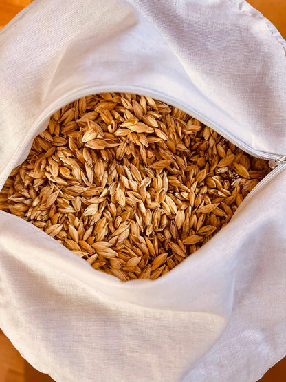 Yogabolster mit einer Füllung aus Bio-Dinkelspreu - Yogazubehör aus natürlichen Materialien